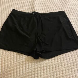 Black Women's swim Shorts xxl 2x stretchy z18